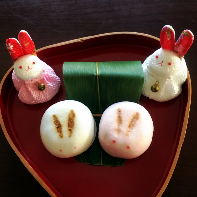 ミニチュア　和菓子 スイーツ　団子　モナカ　饅頭　ウサギ　海苔煎餅　リーメント 20220718175352.jpg