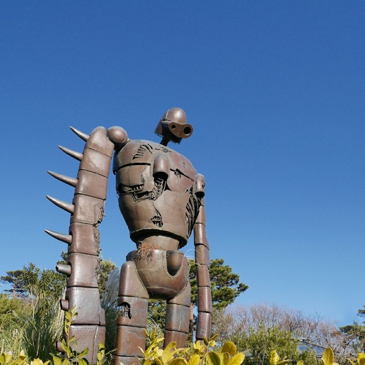 三鷹の森ジブリ美術館 限定 ロボット兵 天空の城ラピュタ約16cmx11cm