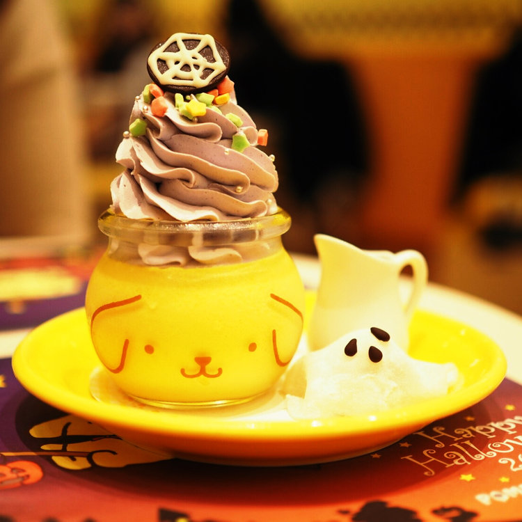 Amazon.co.jp: ポムポムプリン ホットケーキ カフェカーテン 約
