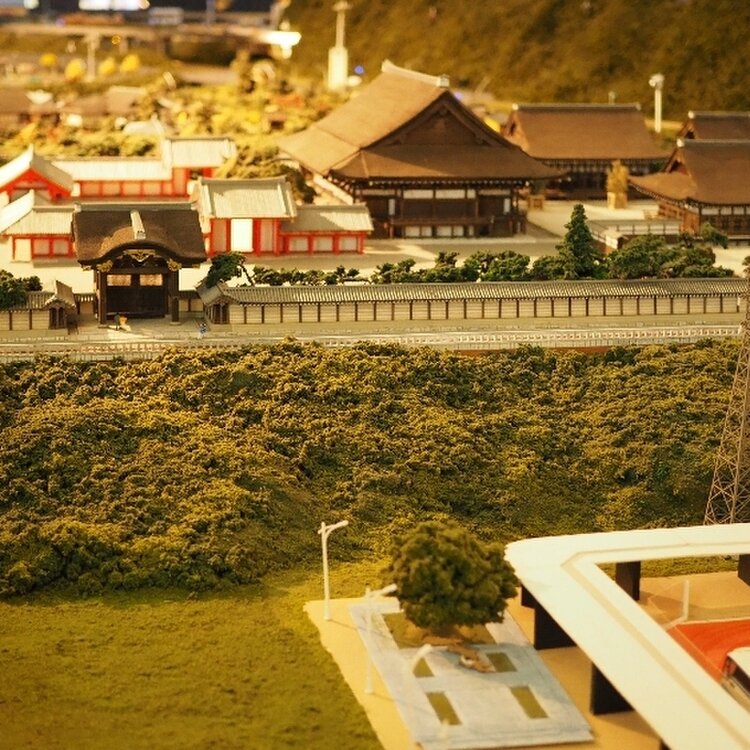 ジオラマ ミニチュア日本庭園 京都高台寺茶室 遺芳庵