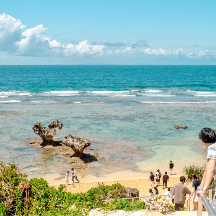 丸上ひまり | * 🌺沖縄旅行記⑪🌺 嵐のCMで有名なハートロックへ