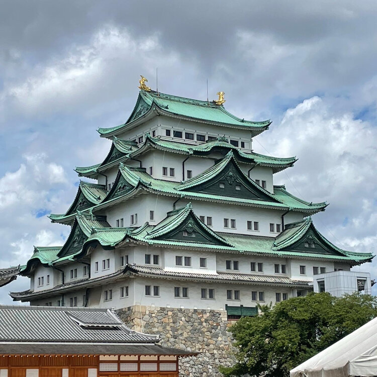 油絵 信長の城イン名古屋 油絵 信長の城イン名古屋 油絵 信長の城イン名古屋
