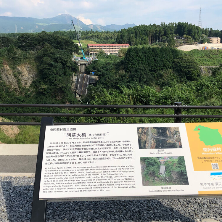 【パステル原画 A5 2枚セット】天空の道（熊本地震前後の阿蘇） 旅で出会った日本の風景【39】阿蘇山（熊本県） | 全国の“道の駅