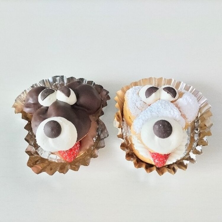 たぬきさん♡カップケーキ たぬきさん♡カップケーキ