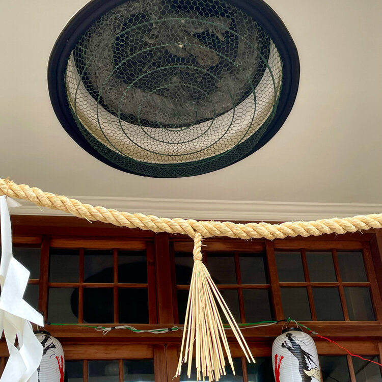 宮龍様 宮島 縁起物 龍 置物 金