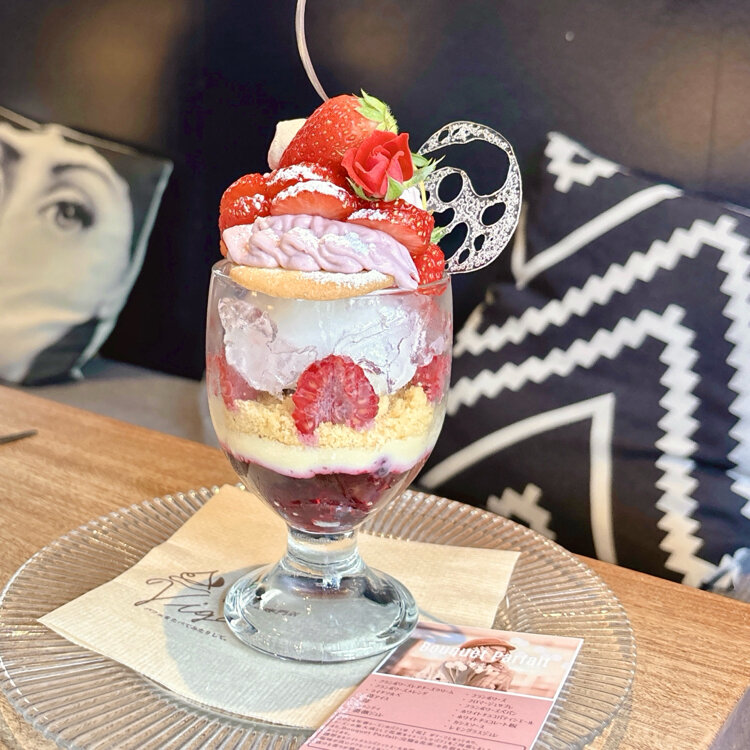 ドライフラワー グラス＊パフェ アジアン グラスベースドライフラワーB