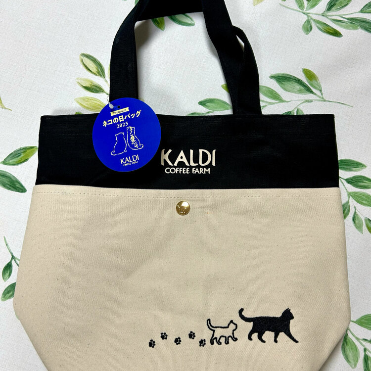 KALDI ねこの日バック　プレミアム　2025　ジャンナッツキャテンピック付き KALDI ねこの日バック プレミアム 2025 ジャンナッツキャテン