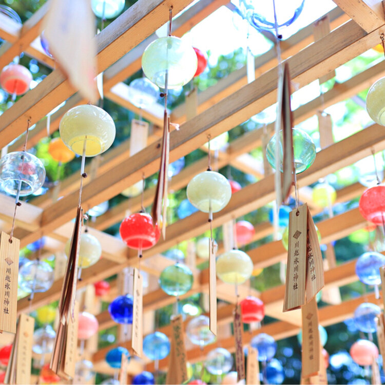 海颯さん ❤️ 川越氷川神社 縁結び風鈴 限定色2点 猛暑避けお守り 涼色 海颯さん ❤️ 川越氷川神社 縁結び風鈴 限定色2点 猛暑避け