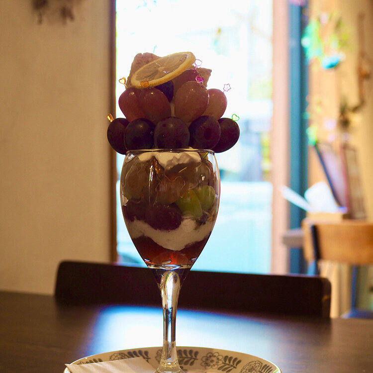 ドライフラワーグラス＊パフェアジアン