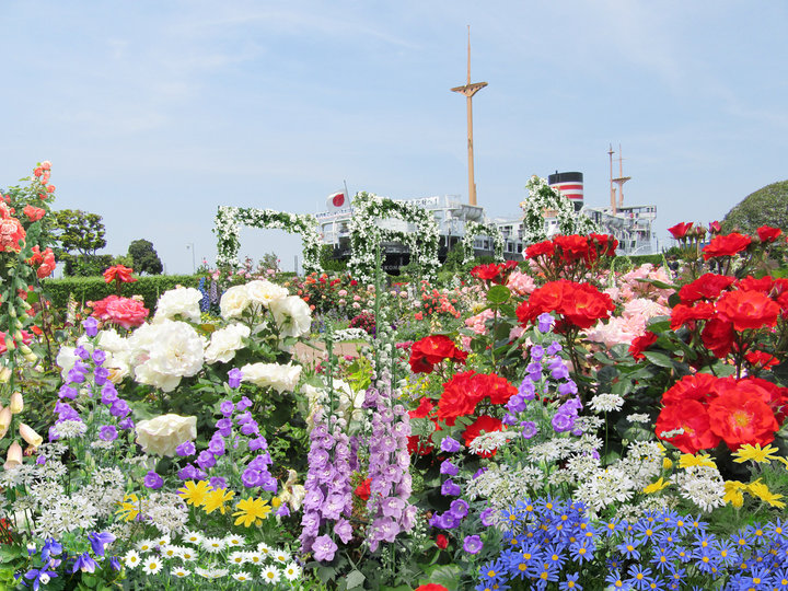 100万本の花が横浜を彩る♪ 「ガーデンネックレス横浜2017」がはじまります