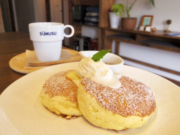 道産の素材をたっぷり使ったふわふわのパンケーキが話題 北海道 スヌス ことりっぷ