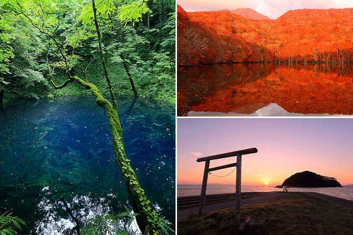 吸い込まれそうな「青」、燃えるような「赤」。色でめぐる青森の7つの絶景