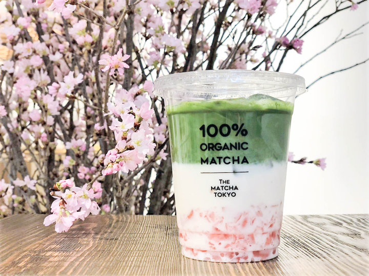 ひと足先に、お花見気分♪　表参道の専門店で、抹茶×桜の限定ドリンクを