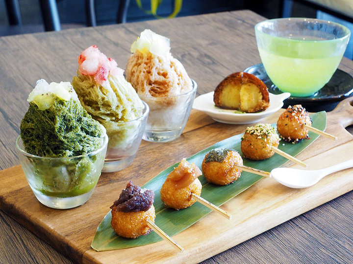 夏限定のかき氷と5種団子を食べ比べ♪静岡の茶問屋が営むカフェ 「T's green」