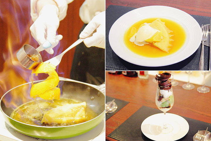 目の前で作られていくカウンターデザートに釘づけ♪ 西荻窪