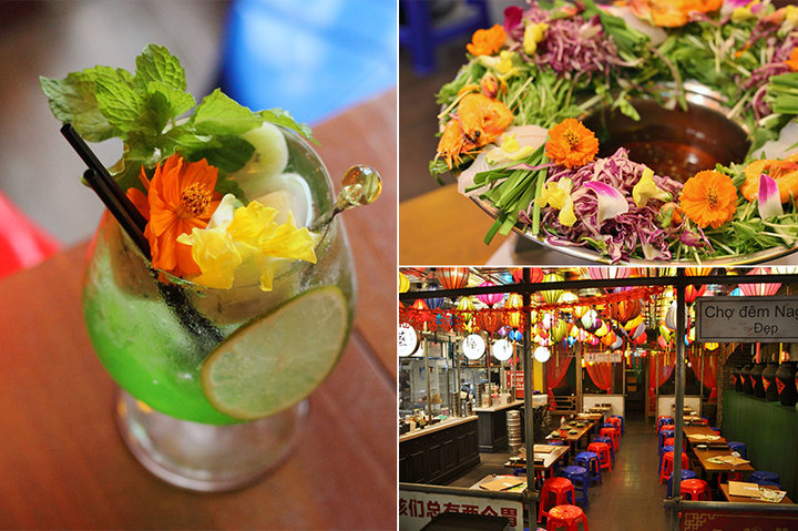 色とりどりの花鍋がきれい! 名古屋・栄「ヴィヴィラン」でアジアの夜市気分♪