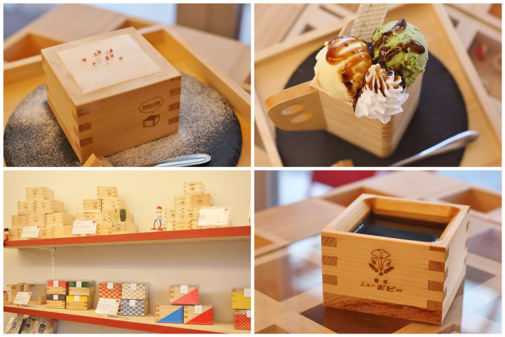 枡(ます)コーヒーや枡スイーツも!ヒノキの香りと共にごはんが楽しめる「masu cafe」へ