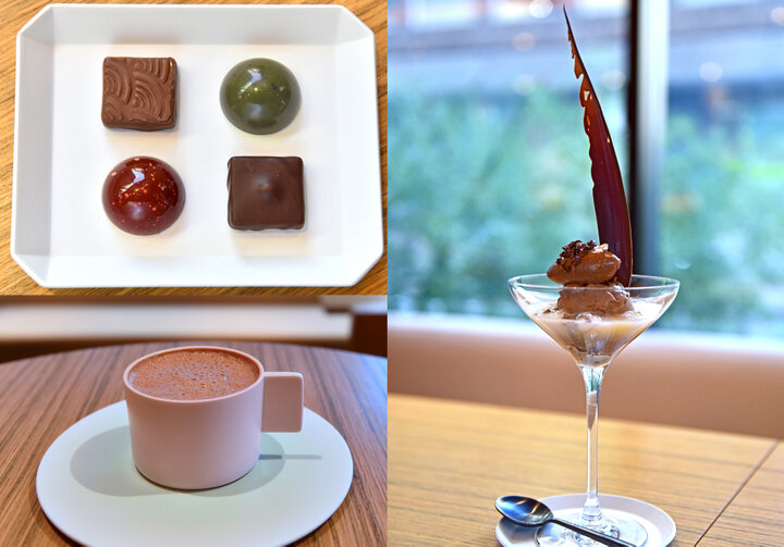 温かいショコラドリンクや大人顔のパフェも 日本の手仕事チョコレートの店 Nel Craft Chocolate Tokyo ことりっぷ