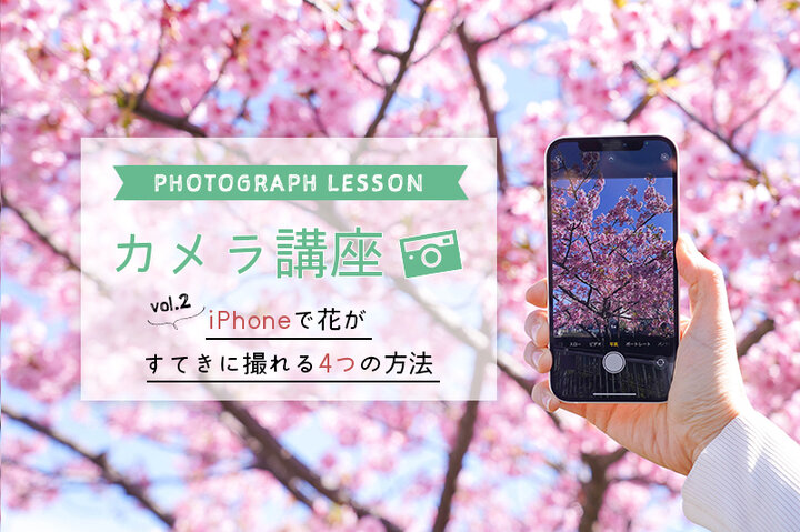 カメラ講座part2 Iphoneで花がすてきに撮れる4つの方法 ことりっぷ