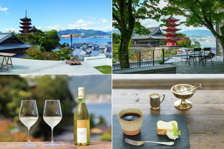 ロケーションもごちそう。宮島の絶景カフェでひと休み