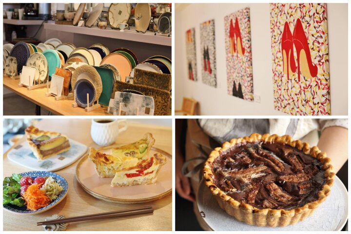 作家の器を自由に使ってバイキング。「作家story」で楽しむキッシュランチ