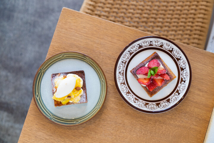 大阪・天満橋のパティスリー＆カフェ「tawanico」の季節のフルーツタルトをお目当てに