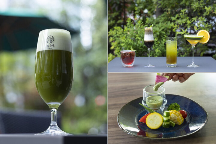 抹茶ビールやお茶料理・スイーツまで。日本茶づくしの「抹茶ビアテラス」御茶ノ水で開催