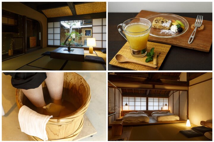 昔と現代の奈良が融合した「宿 一灯」と併設の「生姜足湯休憩所」で癒しの時間を