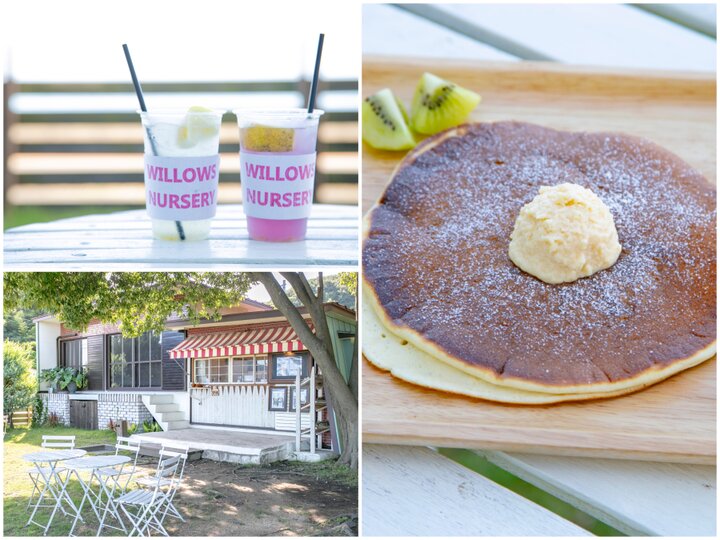 瀬戸内海を眺めながらもっちりパンケーキを ハワイアンカフェ Willows Nursery ことりっぷ