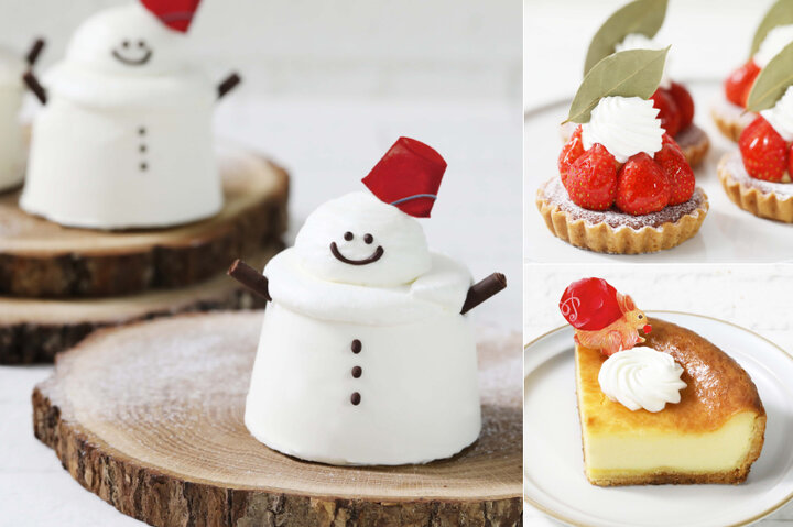 ホイップクリームのマフラーがキュート♪「パティスリーピネード」クリスマス気分を味わえる新ケーキ