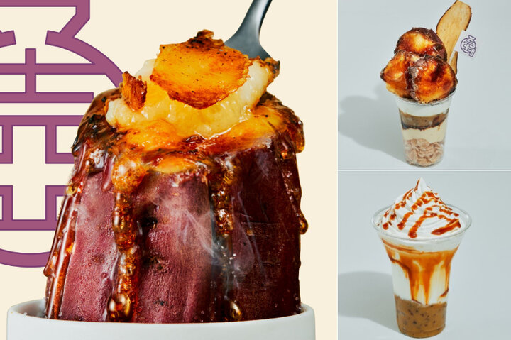 とろけるお芋スイーツ「壺芋ブリュレすとあ」渋谷に期間限定オープン、夏にぴったりの限定サンデー&シェイクも