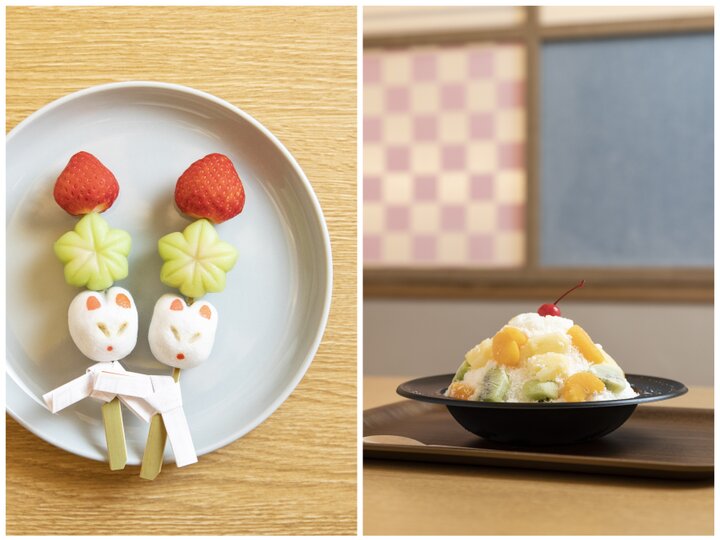 伏見稲荷ならではもプラスしたフルーツたっぷりの愛らしいスイーツを♪「果菓 伊藤軒」