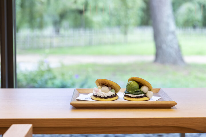 京都御苑の美しい自然のなかで濃厚な抹茶スイーツ♪老舗和菓子店が手がける「SASAYAIORI+ 京都御苑」