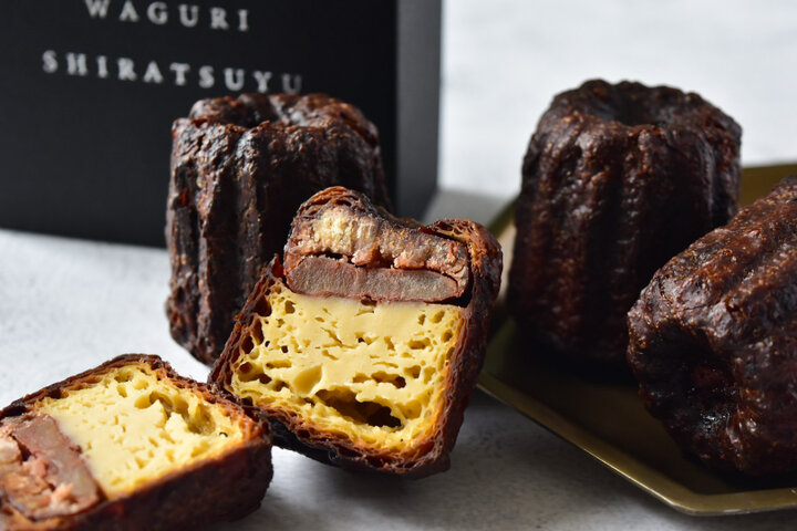 大粒の和栗がゴロッ！ 金沢から届く「和栗 白露」の新感覚カヌレ