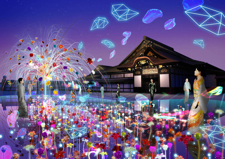 招待券プレゼント】秋の京都でアートを体感「NAKED FLOWERS 2022