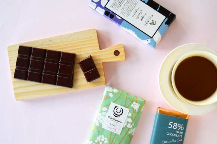 \食べ比べセットも販売/日本各地のおいしいBean to barチョコレートを集めました♪