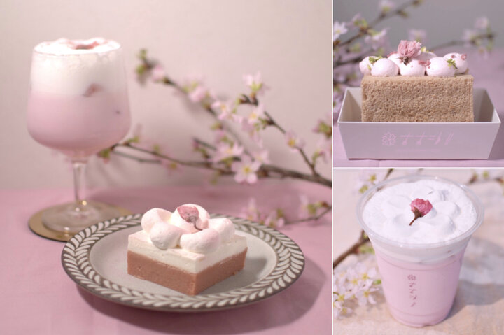 3/3-5/31｜春限定オープン。桜スイーツ専門店「ナナシノ桜菓子店」