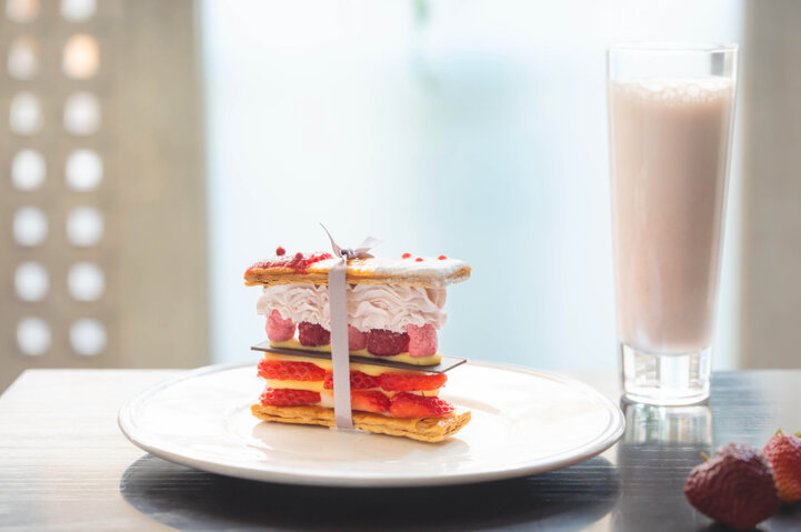 京都のいちごスイーツ専門店「MAISON DE FROUGE 苺のお店」で、贅沢ショートケーキやミルフィーユを♪