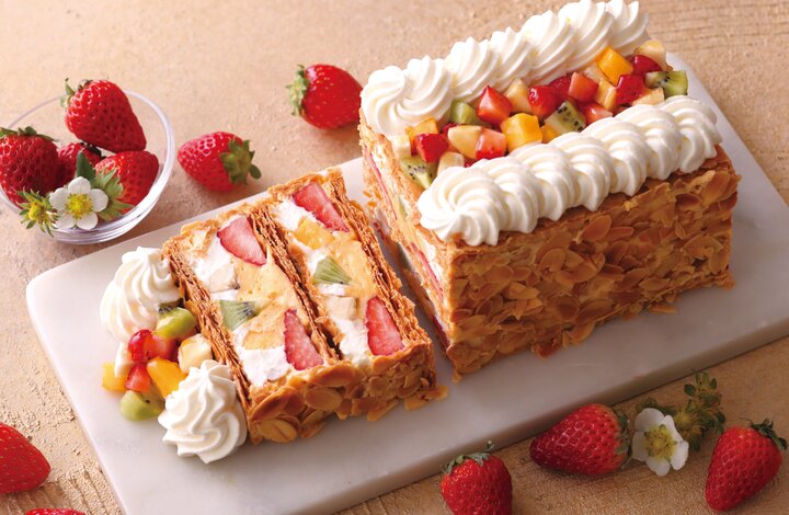 キハチ】ミルフィーユ仕立てのエリザベスパイ、新作アフタヌーンティー