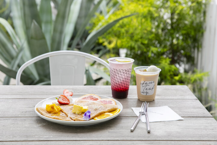 砂浜が広がりビーチリゾートみたい♪横浜のカフェ「Teafanny」で紅茶とキュートなスイーツを