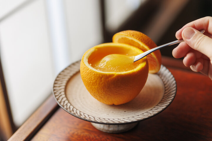 初夏から晩夏限定「オレンジゼリー」