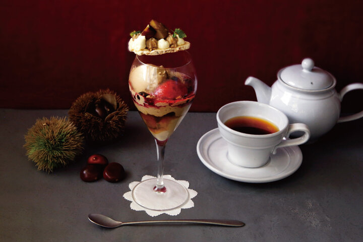 【三宮】9/6-期間限定|PATISSERIE TOOTH TOOTH 本店「parfait automne〜栗とカシス〜」
