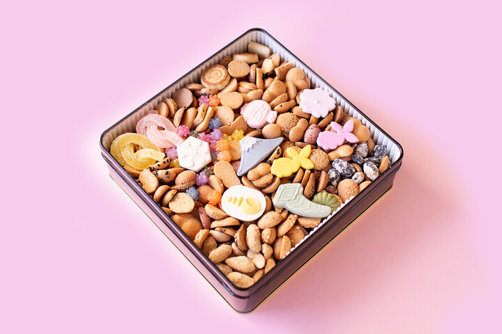 新年の贈り物に華を添える、銀座 菊廼舎の「特撰缶JAPAN小缶