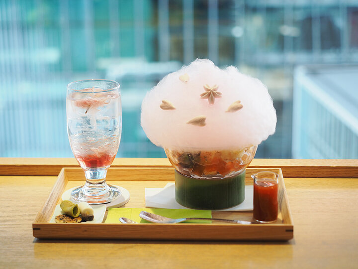 渋谷駅直結♪ 京を感じる絶景カフェで春色スイーツやアフタヌーンティーを「茶庭 然花抄院 渋谷ヒカリエ ShinQs店」