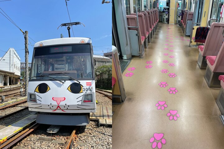 東急世田谷線「幸福の招き猫電車」に乗って街歩きはいかが？