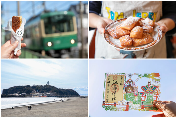 藤沢駅から江ノ電でのんびり♪ 途中下車も楽しい、春の藤沢・江の島さんぽ