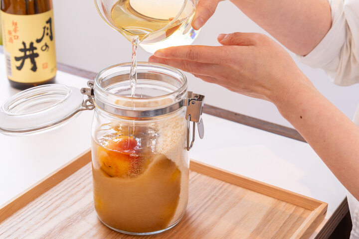 地元の地酒を使った梅酒も作れるのが魅力