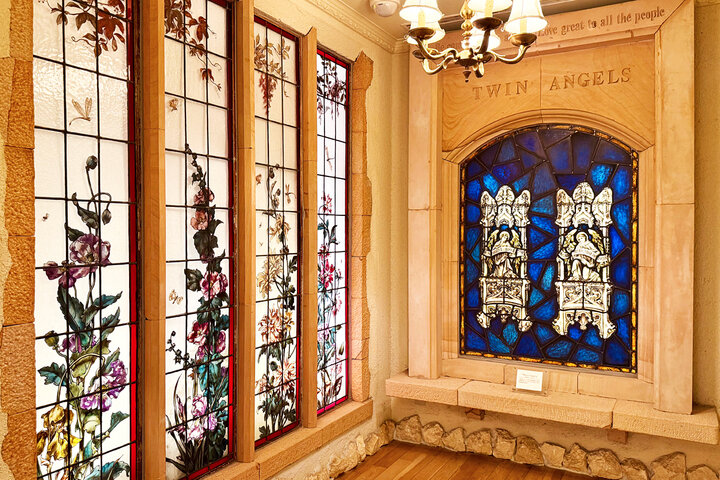 太陽&月&星 ヴィンテージ ステンドグラス 中世 ヨーロッパ 初期作品 レア 太陽&月&星 ヴィンテージ ステンドグラス 中世 ヨーロッパ 初期