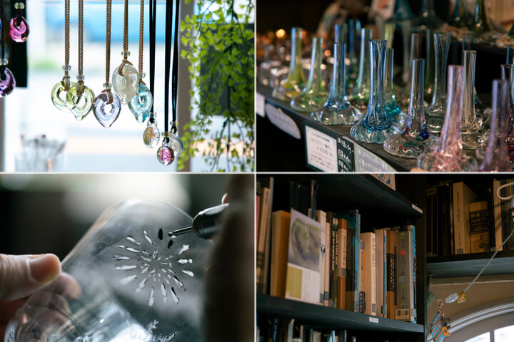 自分だけのグラスづくり体験「ちいさな硝子の本の博物館」