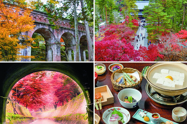 【京都・新国宝を訪ねる紅葉さんぽ】琵琶湖疏水で船旅を楽しんだ後は、庭園めぐりや湯豆腐も♪